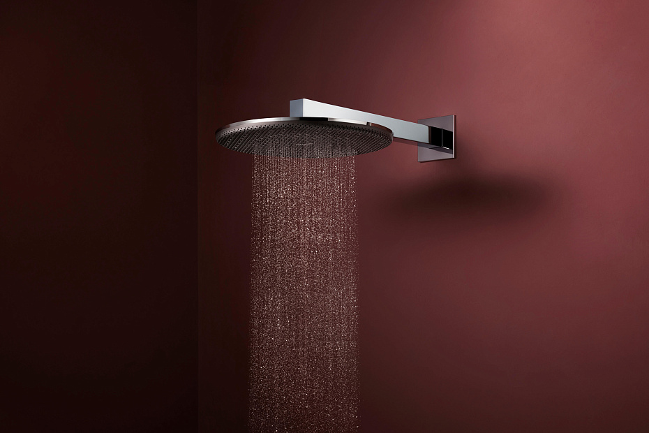 Верхний душ с настенным держателем HANSGROHE ALIVE S+PULSIFY - фото-5 | interior market