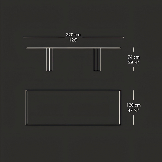 Обеденный стол Neutra ADYM - фото-5 | interior market