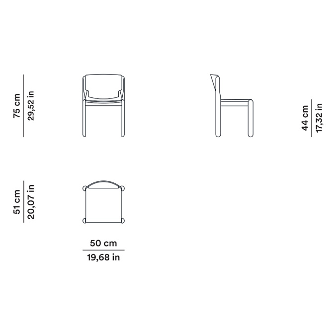 Обеденный стул Tacchini PAOLA - фото-4 | interior market