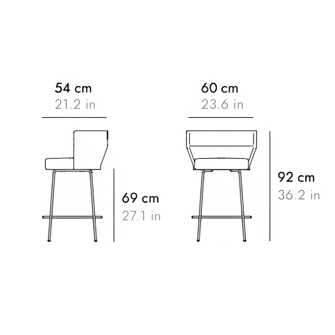 Барный стул PUNT Sena - фото-5 | interior market