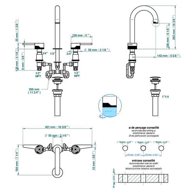 Смеситель для раковины THG ZOOM.12 - фото-2 | interior market
