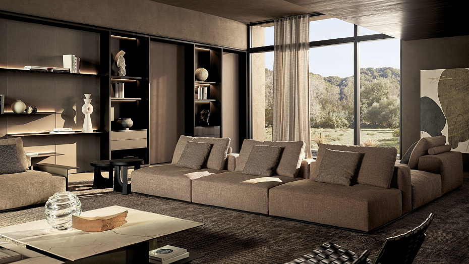 Стеллаж-стенка Poliform Wall System - фото-4 | interior market