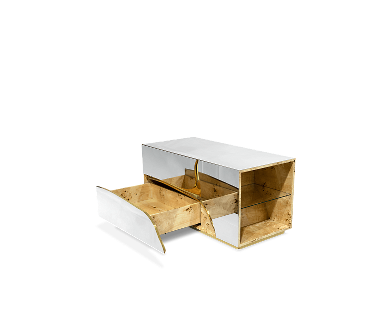 Прикроватная тумба Boca do Lobo Lapiaz Nightstand - фото-3 | interior market