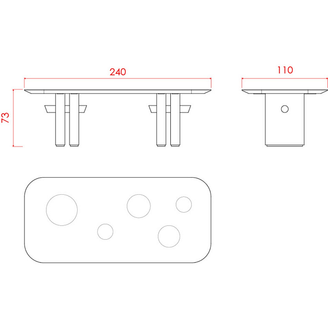 Обеденный стол JNL Thetys - фото-4 | interior market