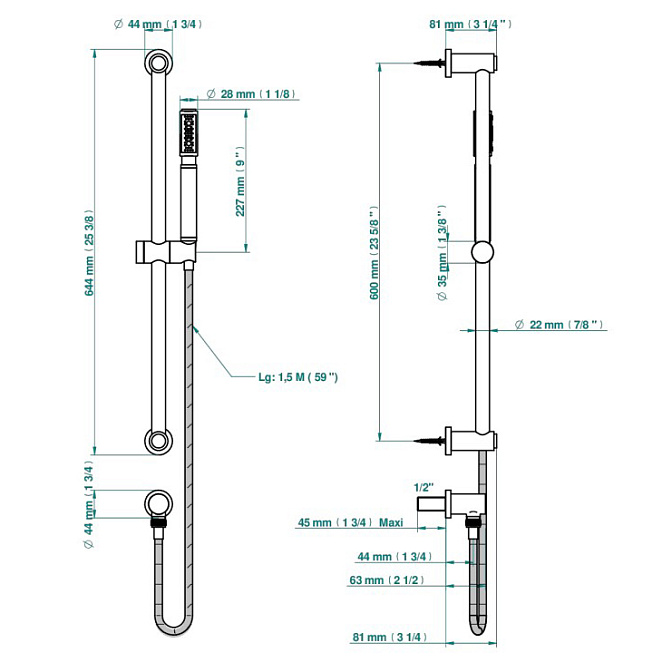 Встраиваемый смеситель THG  - фото-2 | interior market