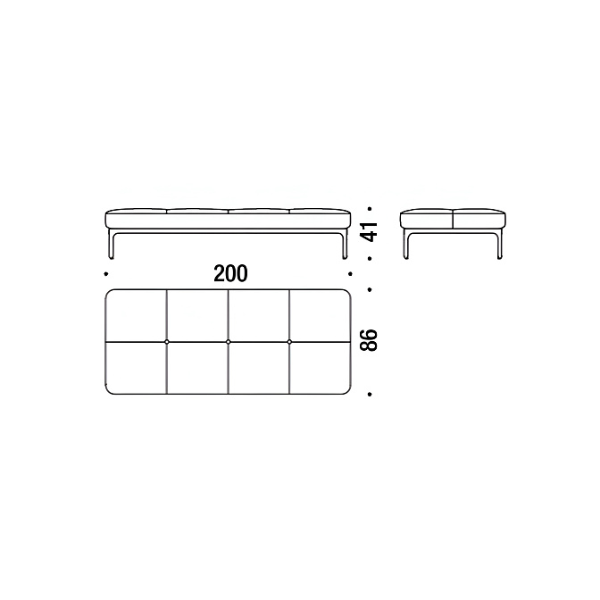 Банкетка Moroso Modernista - фото-3 | interior market