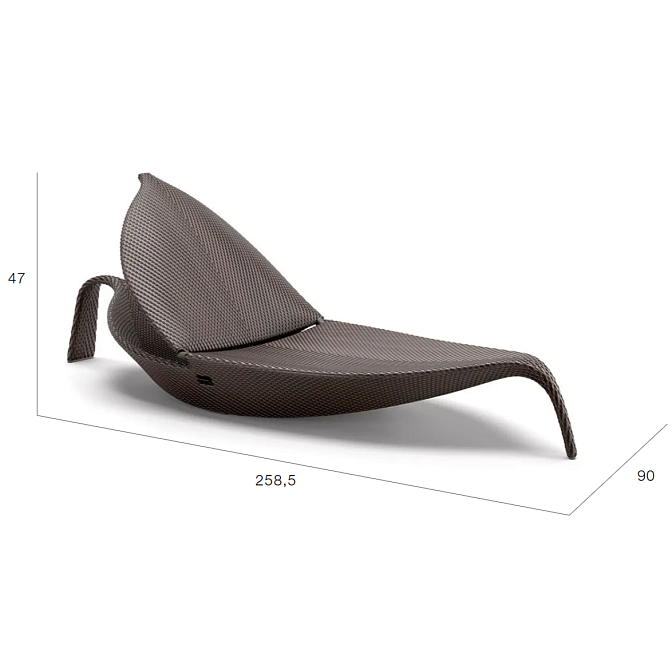 Шезлонг для улицы Dedon LEAF - фото-2 | interior market