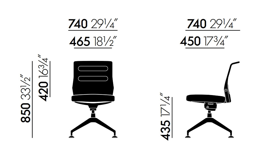 Офисное кресло Vitra AC 5 Meet - фото-5 | interior market