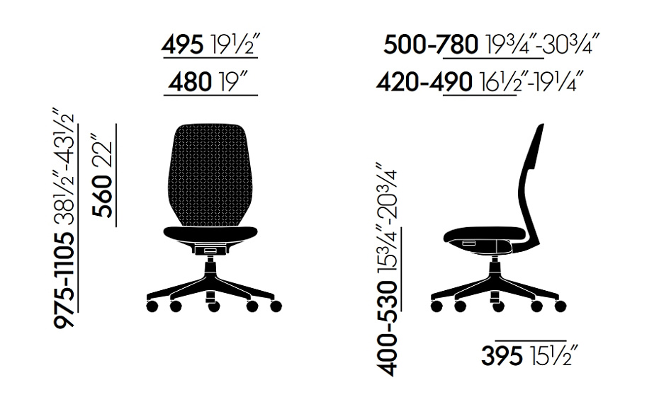 Офисное кресло Vitra ACX Soft - фото-5 | interior market