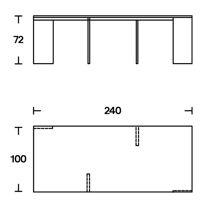 Обеденный стол Acerbis AXIS - фото-5 | interior market