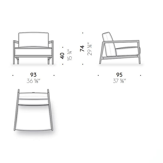 Кресло для улицы De Padova Everyday Life - фото-5 | interior market