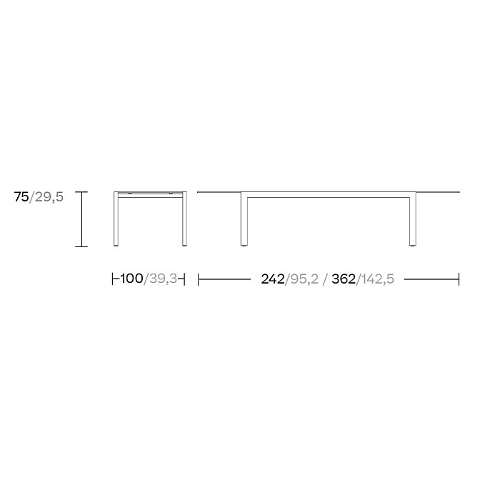 Обеденный стол Kettal Landscape - фото-3 | interior market