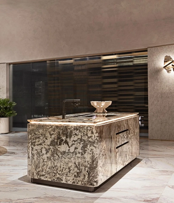 Кухня c островом Visionnaire By Ipe Cavalli Villa d'Este - фото-8 | interior market