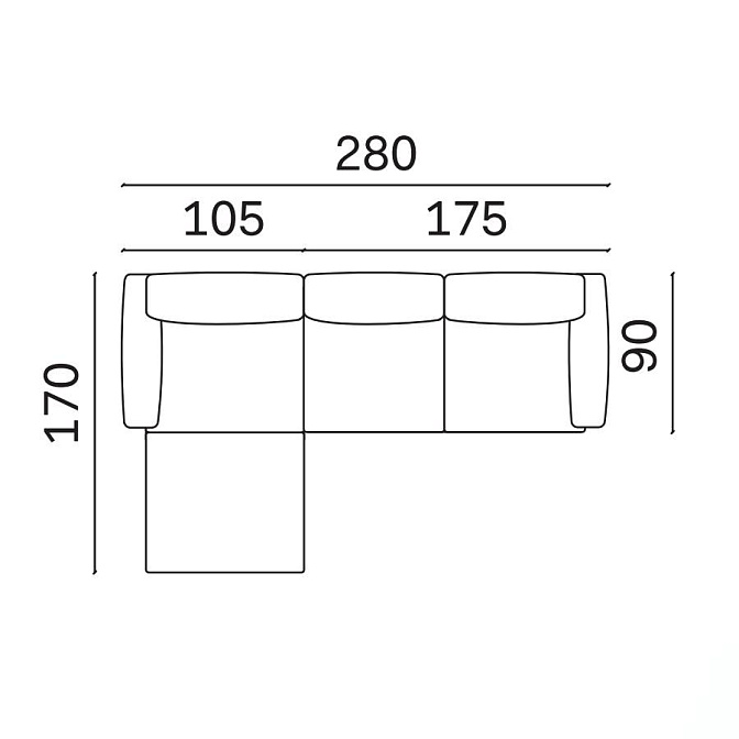 Модульный диван Novamobili Noa - фото-4 | interior market