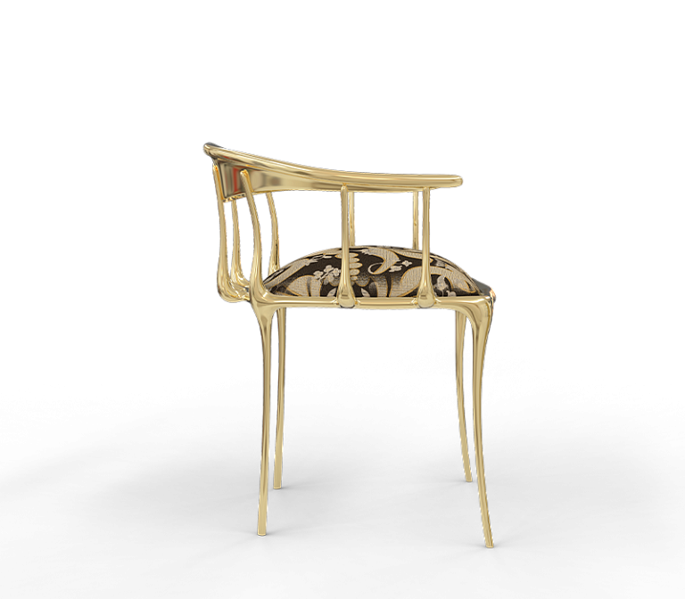 Обеденный стул Boca do Lobo Nº11 Semiramide Nero Chair - фото-6 | interior market