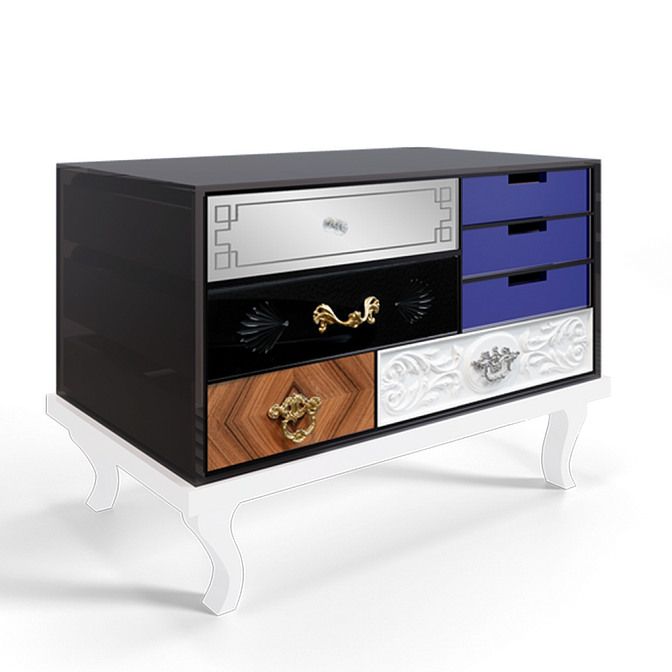 Прикроватная тумба Boca do Lobo Soho Bedside Table - фото-2 | interior market