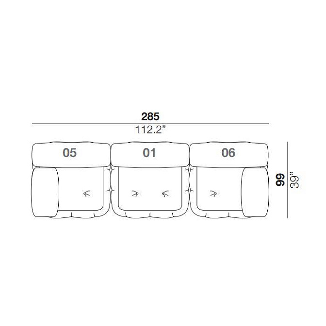 Модульный диван Cierre Option - фото-2 | interior market