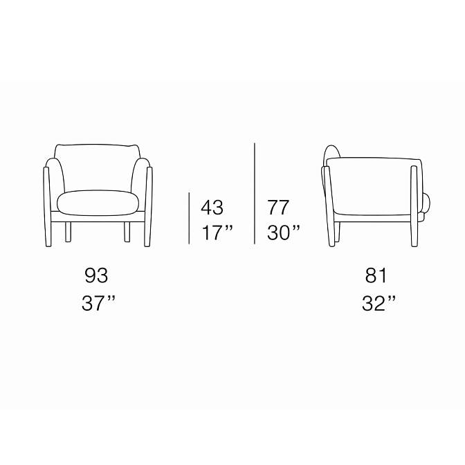 Кресло Paola lenti Tapio - фото-4 | interior market