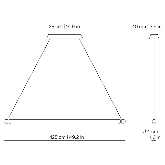 Потолочный светильник  NOMON Linea H - фото-6 | interior market