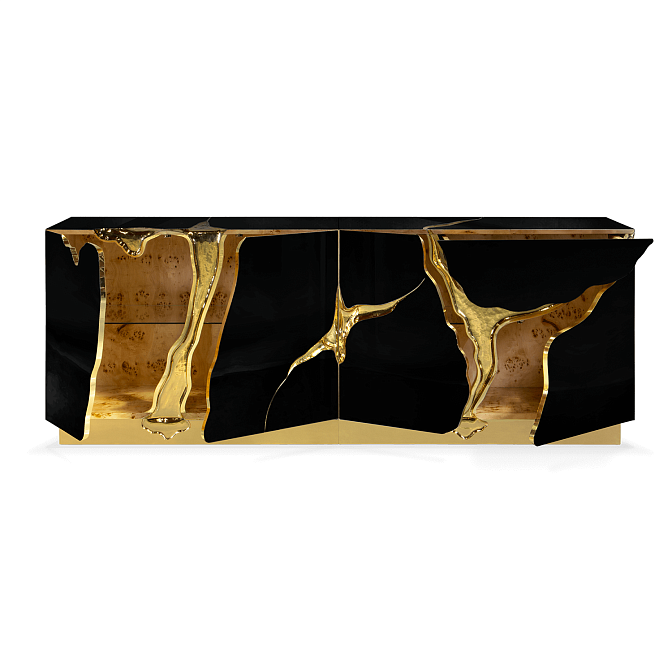 Комод Boca do Lobo Lapiaz Black - фото-3 | interior market