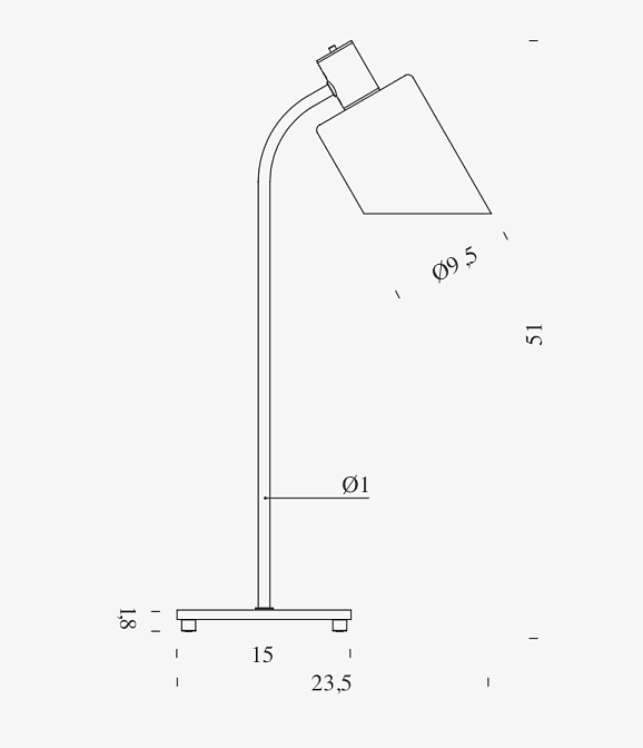 Настольная лампа Nemo LAMPE DE BUREAU  - фото-6 | interior market