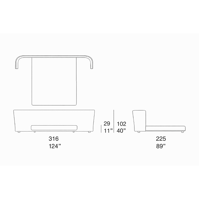 Кровать Paola lenti Silent - фото-4 | interior market