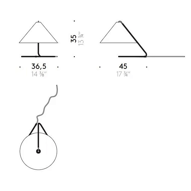 Настольная лампа De Padova Anna - фото-3 | interior market