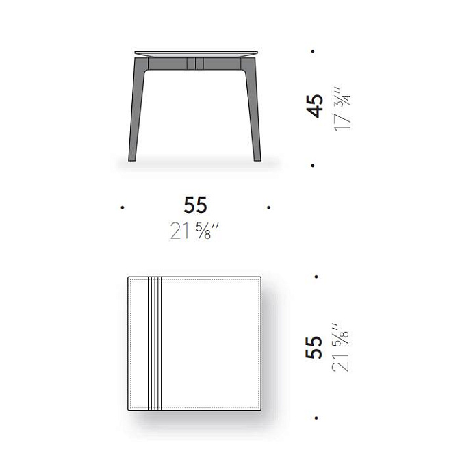 Журнальный столик для улицы De Padova Everyday Life - фото-2 | interior market