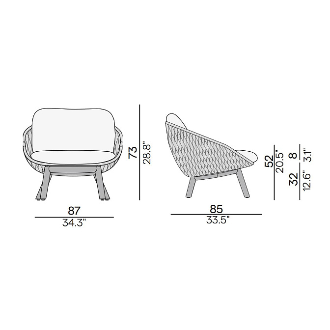 Кресло для улицы Manutti Sandua - фото-3 | interior market