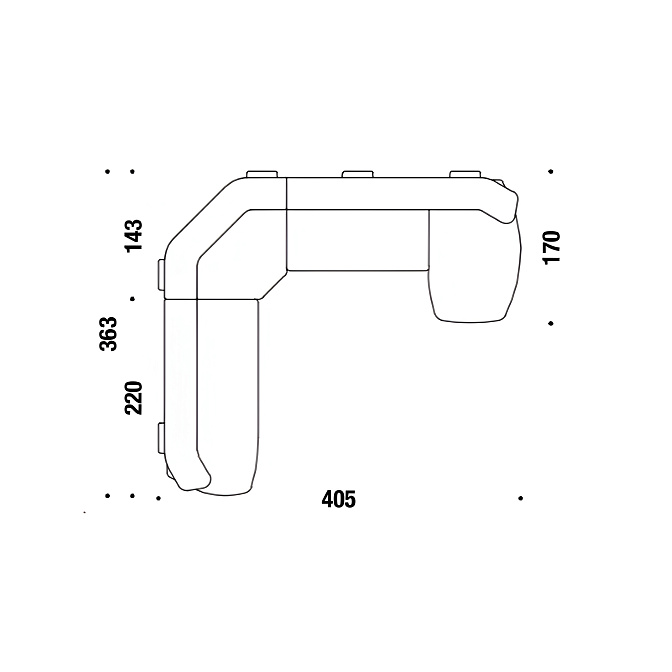 Модульный диван Moroso Gogan - фото-4 | interior market