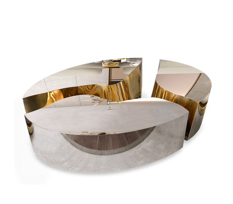 Журнальный столик Boca do Lobo Lapiaz Oval Center Table - фото-4 | interior market
