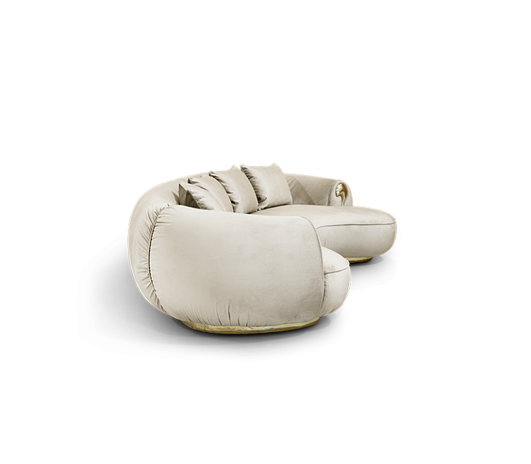 Диван Boca do Lobo Soleil Cream Curved Sofa - фото-3 | interior market