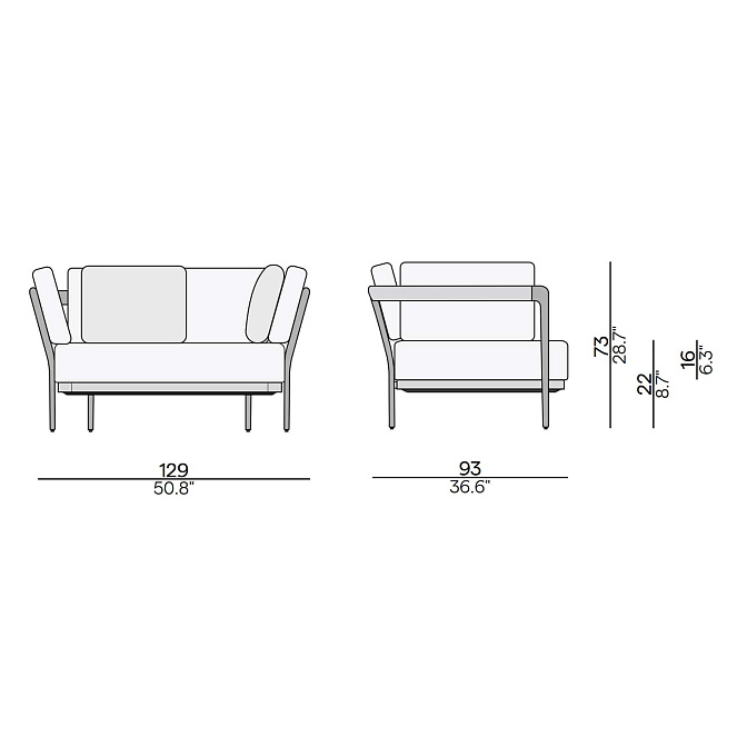 Кресло для улицы Manutti Flows - фото-4 | interior market