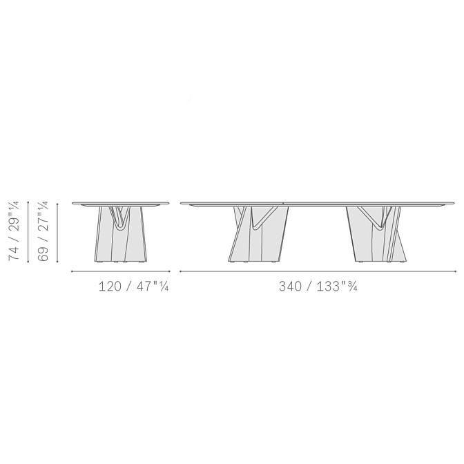 Обеденный стол Poltrona frau INFINITO - фото-9 | interior market