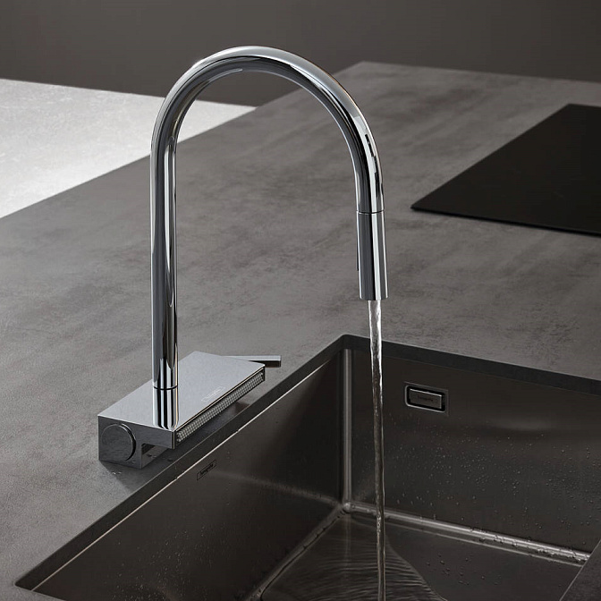 Смеситель для кухни HANSGROHE Aquno Select M81 - фото-3 | interior market