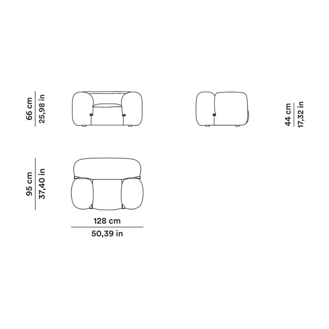 Кресло Tacchini Le Mura - фото-4 | interior market