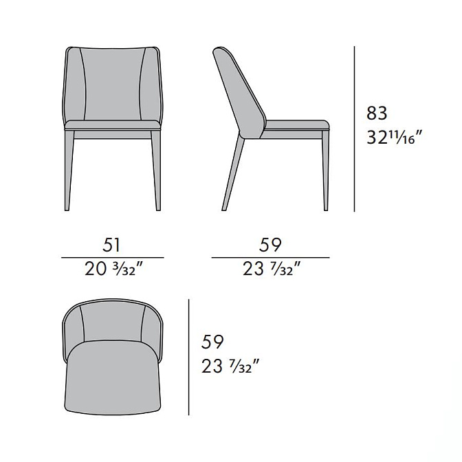Стул Turri Yona - фото-5 | interior market