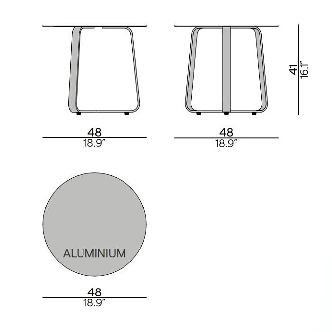 Приставной столик Manutti Giro - фото-9 | interior market