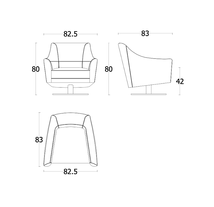 Кресло Malerba TAYLOR - фото-3 | interior market