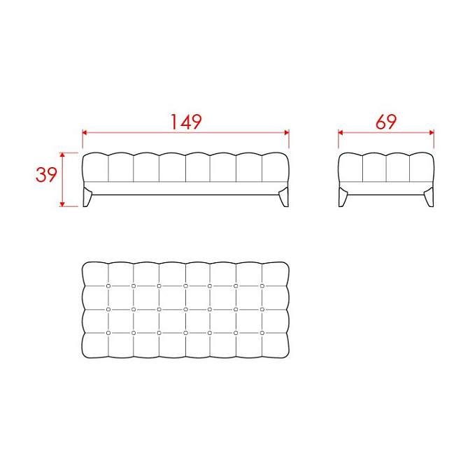 Банкетка JNL Lamartine - фото-4 | interior market