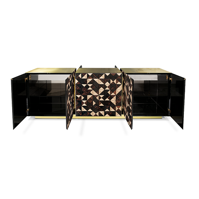 Комод Boca do Lobo Pixel Walnut - фото-2 | interior market