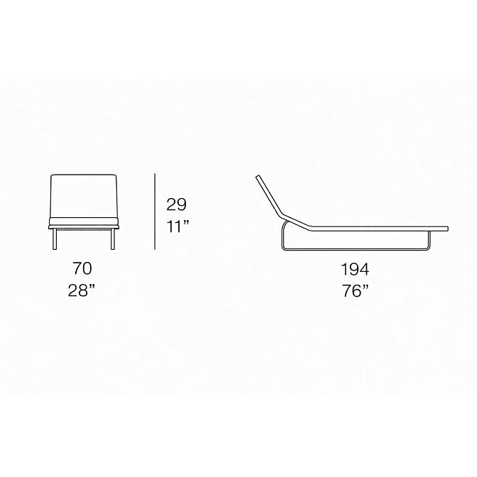 Уличный шезлонг Paola lenti SURF - фото-6 | interior market