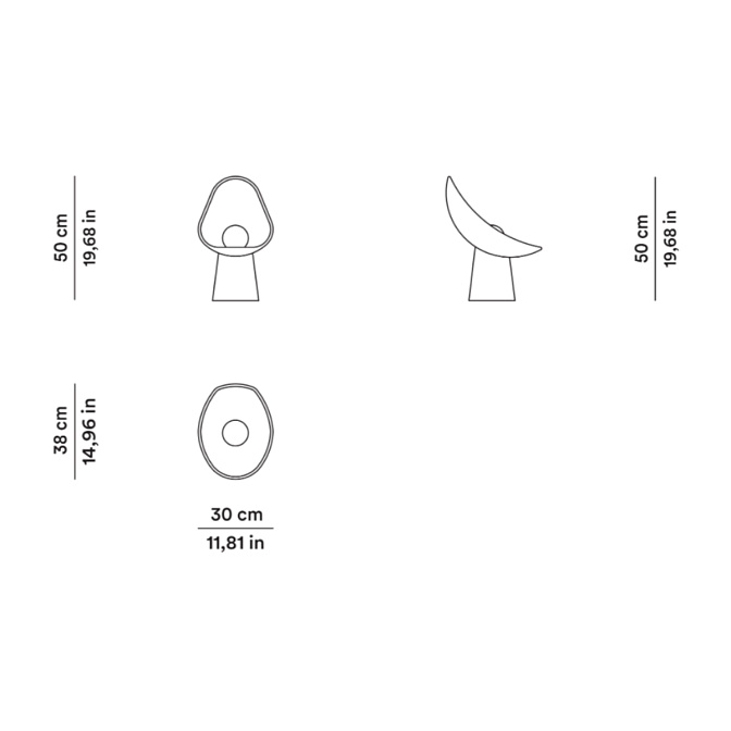 Настольная лампа Tacchini SOPHIA - фото-4 | interior market