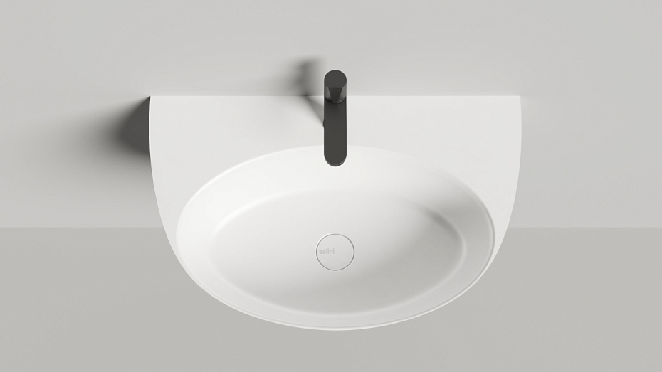 Раковина подвесная матовая SALINI ALDA WALL 03 - фото-3 | interior market