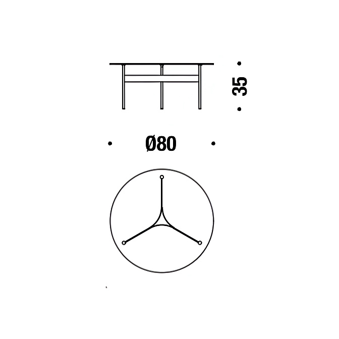 Журнальный столик Moroso Yumi - фото-2 | interior market