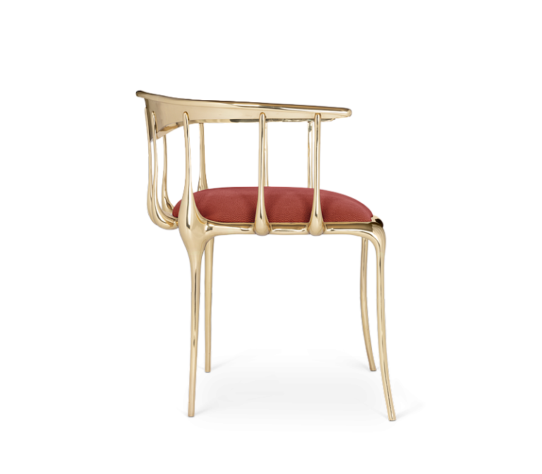 Обеденный стул Boca do Lobo Nº 11 Burgundy Chair - фото-5 | interior market