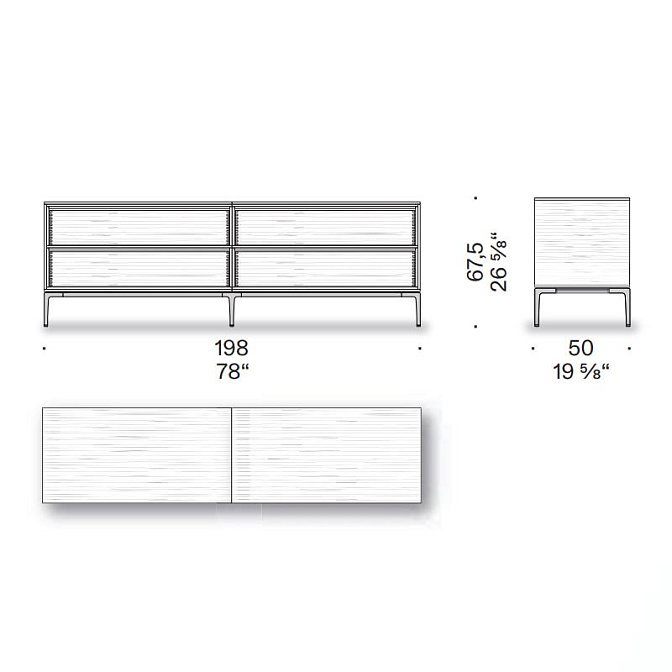 Комод De Padova Horizontal Cabinet Edition - фото-5 | interior market