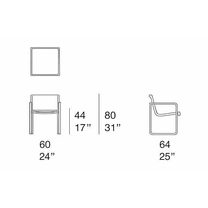 Стул для улицы Paola lenti Baleari - фото-4 | interior market