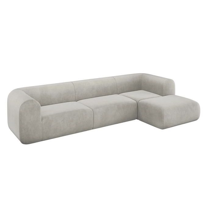 Модульный диван Tom Dixon Plump Left Arm & Right Facing Chaise Longue Modular Sofa - фото-1 | interior market
