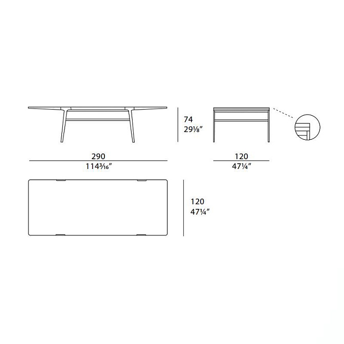 Стол обеденный Turri Domus - фото-6 | interior market